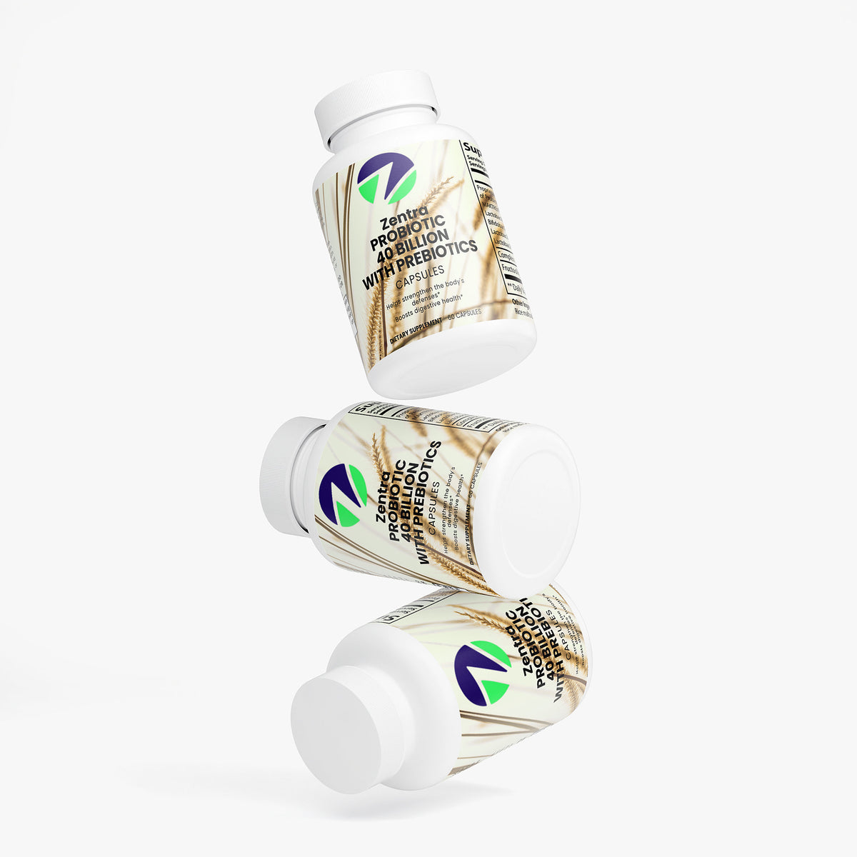 Zentra Probiotic 40 Billion with Prebiotics