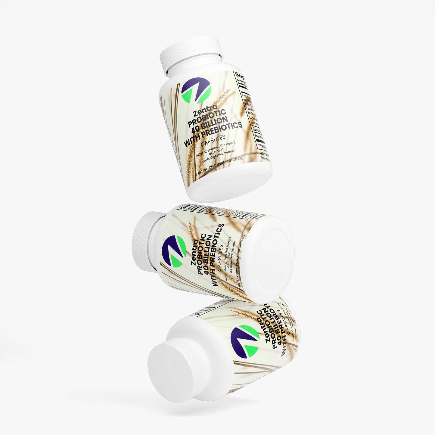 Zentra Probiotic 40 Billion with Prebiotics