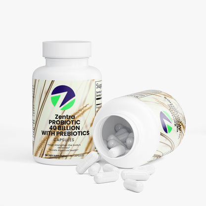 Zentra Probiotic 40 Billion with Prebiotics